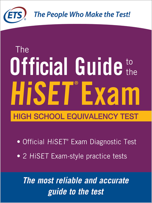 Title details for The Official Guide to the HiSET® Exam by Educational Testing Service - Available
